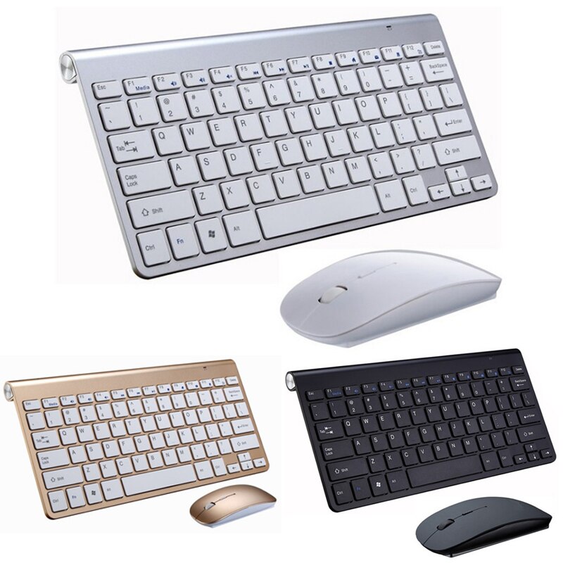 2.4G Ultra-Thin Business wireless keyboard and mouse multimedia keyboard and mouse combo kit for notebooks laptops Macs desktops