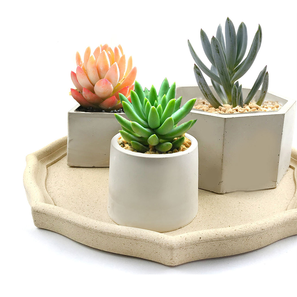 2 Styles Large Flower Pot Concrete Cement Silicone Mold Handmade Aromatherapy Clay Flowerpot Mould Form Succulent Plants Crafts