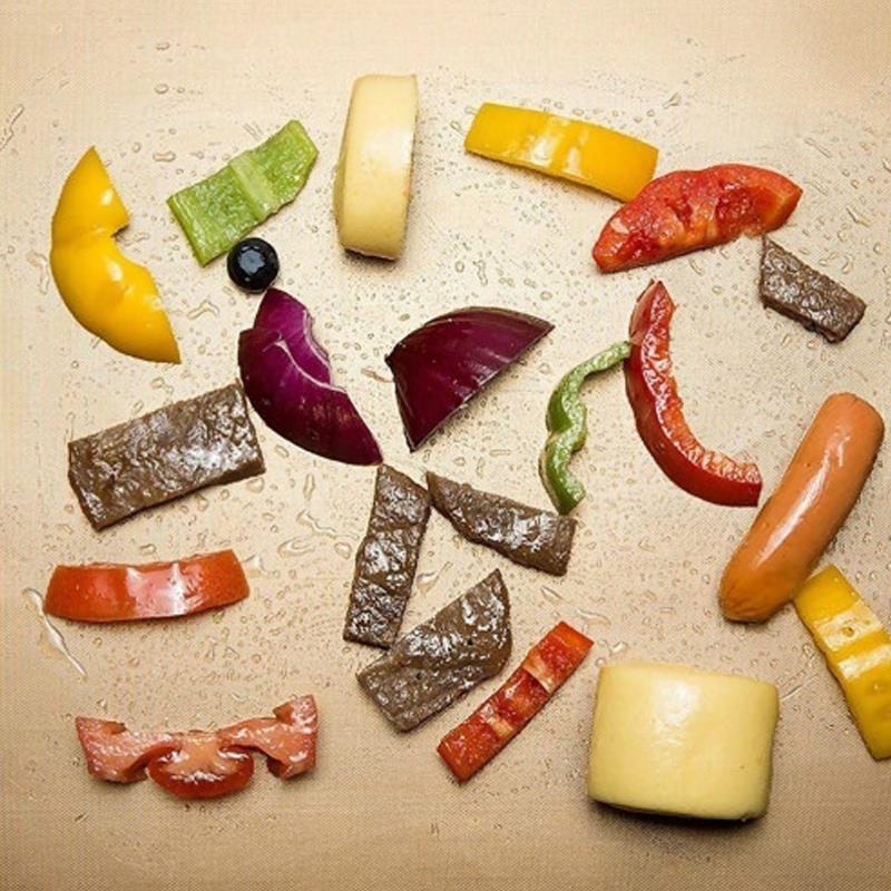 Macaron mat herbruikbaar gemakkelijk schoon te maken herbruikbare bakmat bakmat teflon teflon hittepers pad multifunctioneel