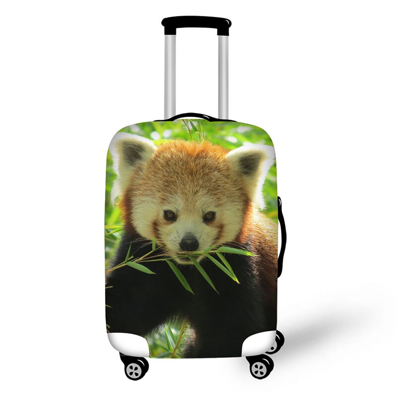 Luggage Cover - Animal Panda Print - Elastic & Waterproof - for 18-30 Inch Trolley Suitcases: 6921 / M