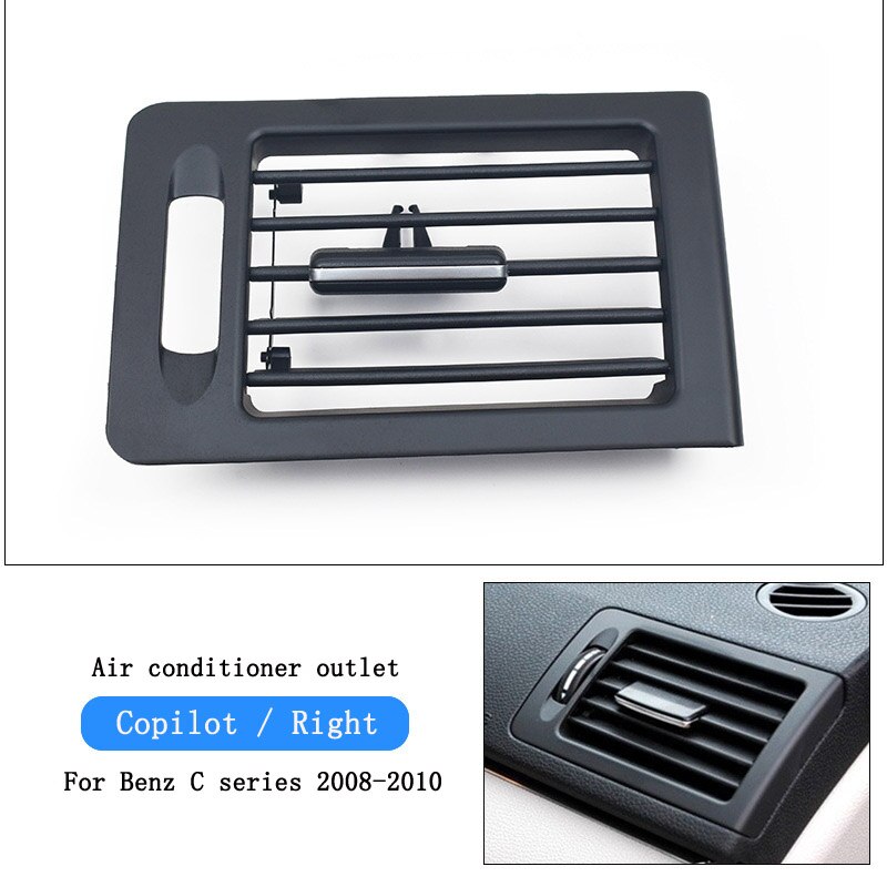 Air conditioning air outlet air pick vent dash dash grill cover for mercedes-benz c-class  w204 c180 c200 glk 300 gle gl ml: 6