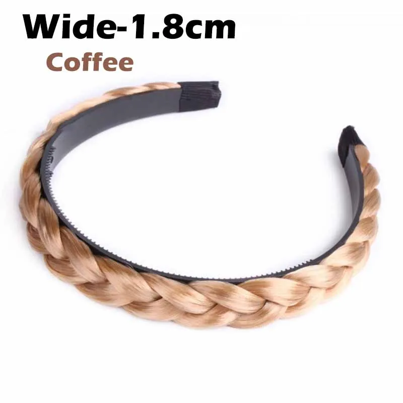 Synthetisches Stirnband Ich bin böhmischen Stil, Fischschwanz-Zöpfe, Haar mit verstellbarem Gürtel, geflochtenes Haarband für Damen, Frisur, Haarteile: Weiß