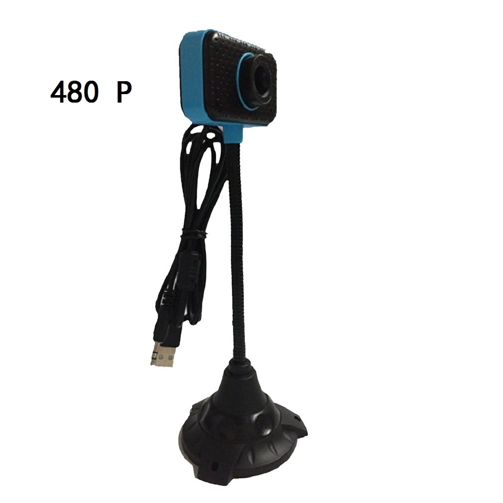 USB Web Cam Webcam HD 300 Megapixel PC Camera with Absorption Microphone MIC for Skype for Android TV Rotatable Computer Camera: type 2 480P