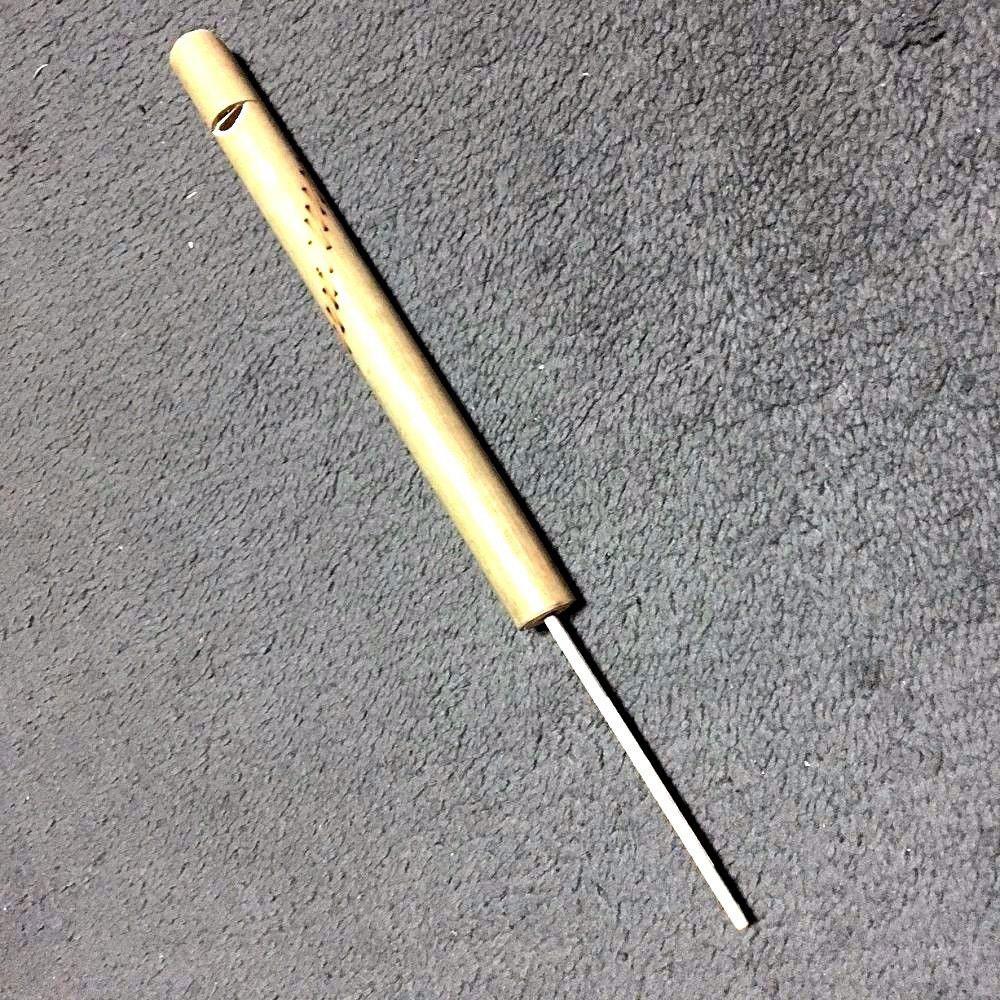 Flauta de agua resistente de bambú de madera de Color instrumentos musicales silbato alondra Mini flauta de pájaro de la primera infancia música