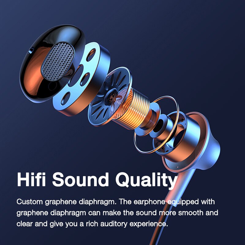 EARDECO Neckband Headphones - Bluetooth 5.0 - 800mAh Battery - Noise Cancelling - Stereo Mic