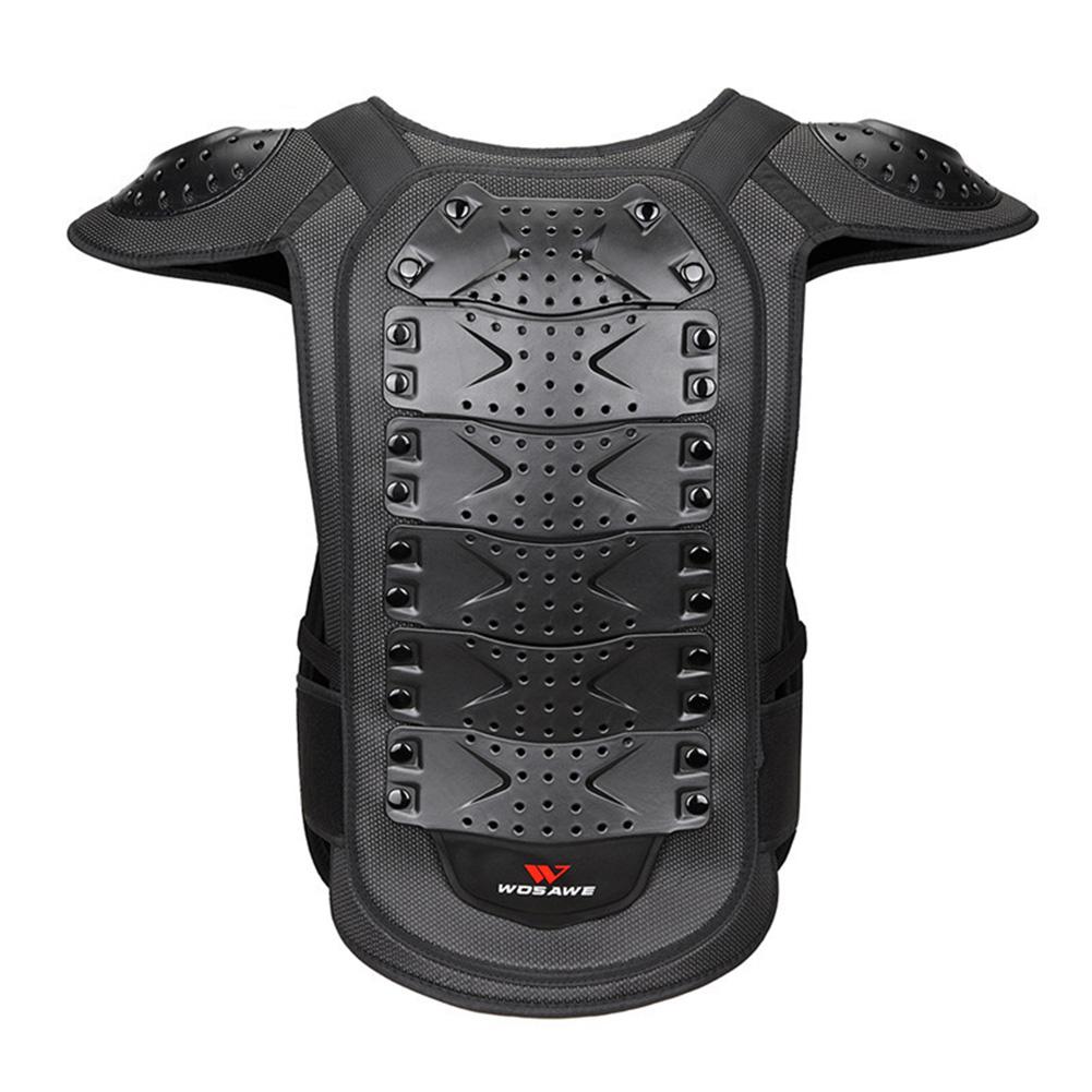 Volwassen motorvest, borst, rug, schouderbescherming, beschermende uitrusting, motorcross, skiën, schaatsen, beschermende uitrusting