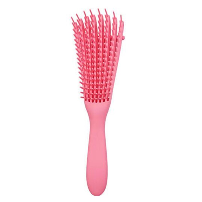 Hair Scalp Massage Comb Detangling Hair Brush Wet Curly Hair Comb Detangler for Women Men Salon Hairdressing Hair Styling Tools: Pink