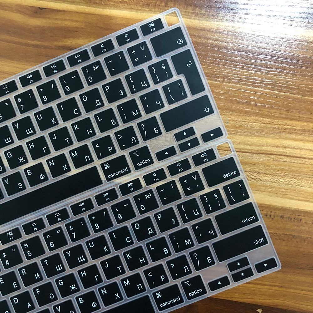 Russische Laptop tastatur abdeckung Für macbook Luft13 A2179 Tastatur fallen schutzhülle Film 13 zoll silikon tastatur abdeckung