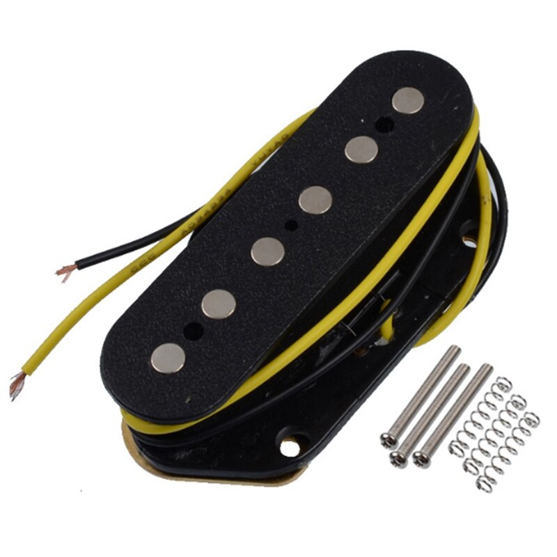 Tele Pickups Alnico 5 Black Tele Bridge Pickup Fit Fender Telecaster Bridge Pickup Part: Default Title