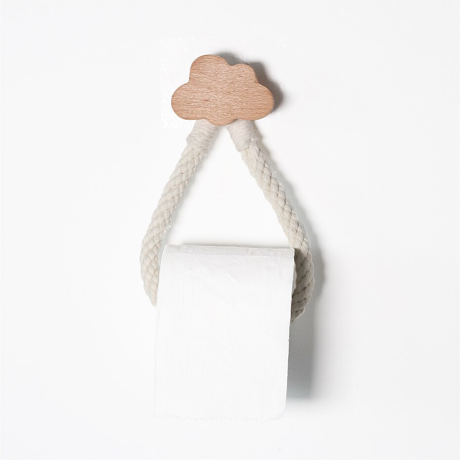 Toilet Paper Holder..Rope Toilet Roll Holder..Jute Rope Nautical Decor..for bathroom..Diamond Knot.