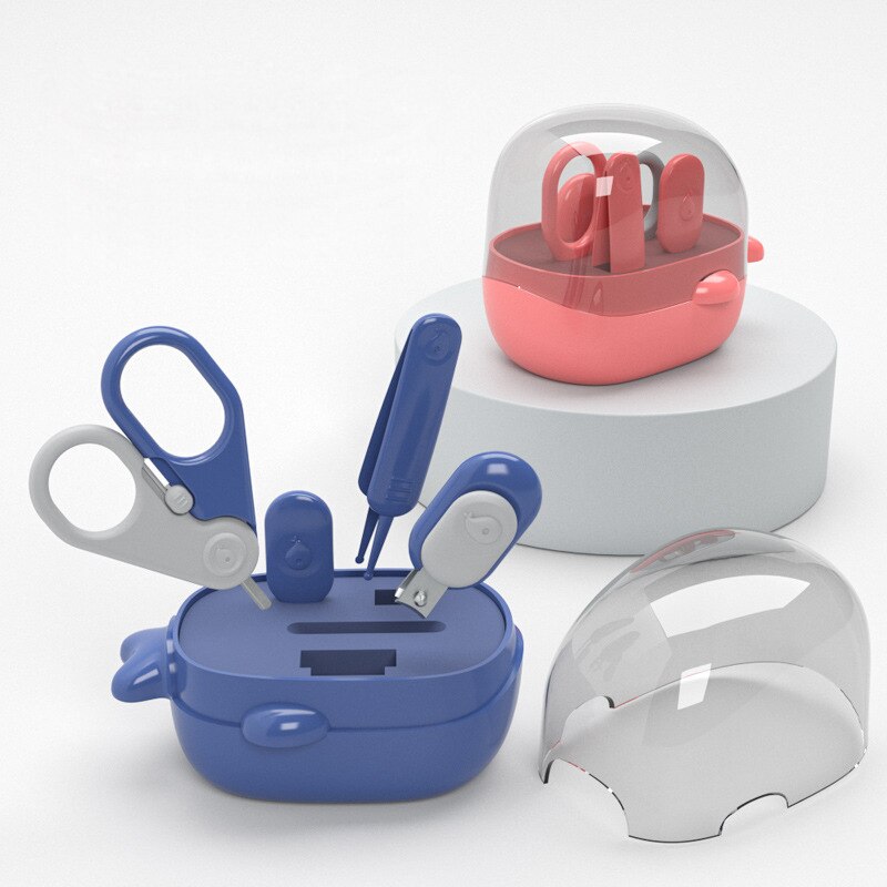 Baby Care Product Nagelknipper Set Pasgeboren Baby 'S Anti-Snuifje Veilig Draagbare Nagelknipper Schaar Met Doos Kinderen Manicure kit