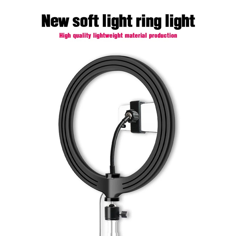 26 Cm/10 Inch Led Ring Licht 3 Kleuren 10 Niveaus Dimbare 3200-5600K Kleurtemperatuur Met statieven Telefoon En Tablet Houders Voor L