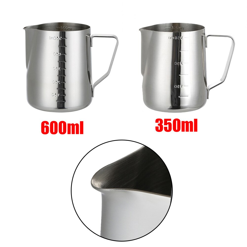 Stainless Steel Milk Jug Frothing Pitcher Steam Espresso Coffee Latte Art Cup