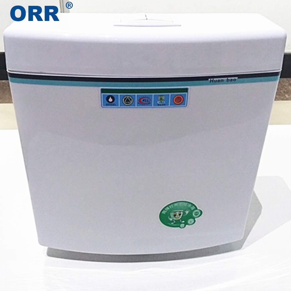 Dual flush Toilet water tank Double-Click Style Bathroom Squatting Pot white Bath accessory ORR