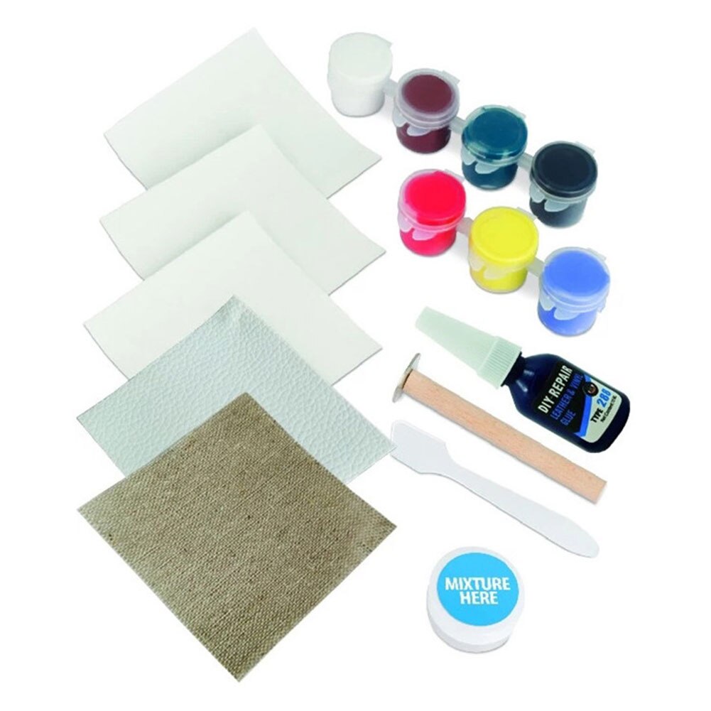 Car Leather Repair Liquid Car Leather Seat Repair Kit Leather Vinyl Repair Kit For Holes Cracks Patches Car Repairing