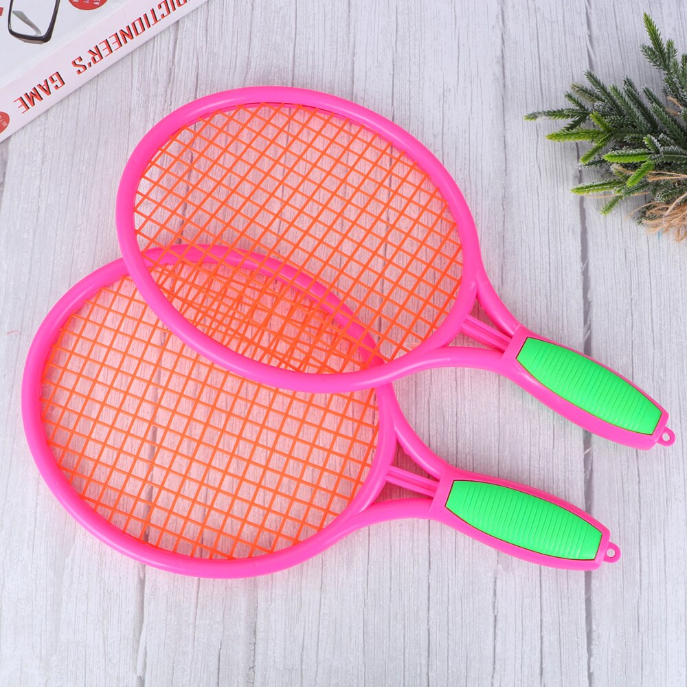 1 paire de raquettes de Tennis de Badminton pour enfants, accessoires de jeu pour l'école maternelle et primaire (taille)