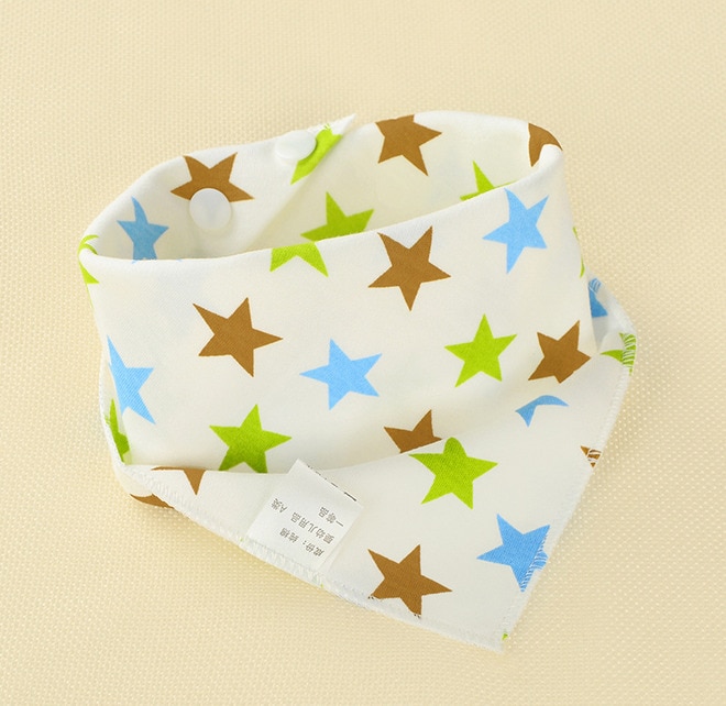 1Pcs Newborn Baby Feeding Saliva Towel Unisex Cotton Dribble Triangle Bandana Bibs Infant Kids Burp Cloths