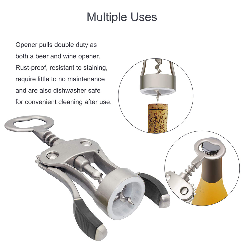 Corkscrew Wine Opener Waiters Beer Bottle Opener for Wine Enthusiast Easy to use