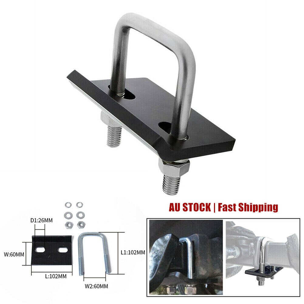 Let at installere låsejern holdbar stabilisator trailer campingvogn med u bolt hitch strammer støj eliminere reparation multifunktion