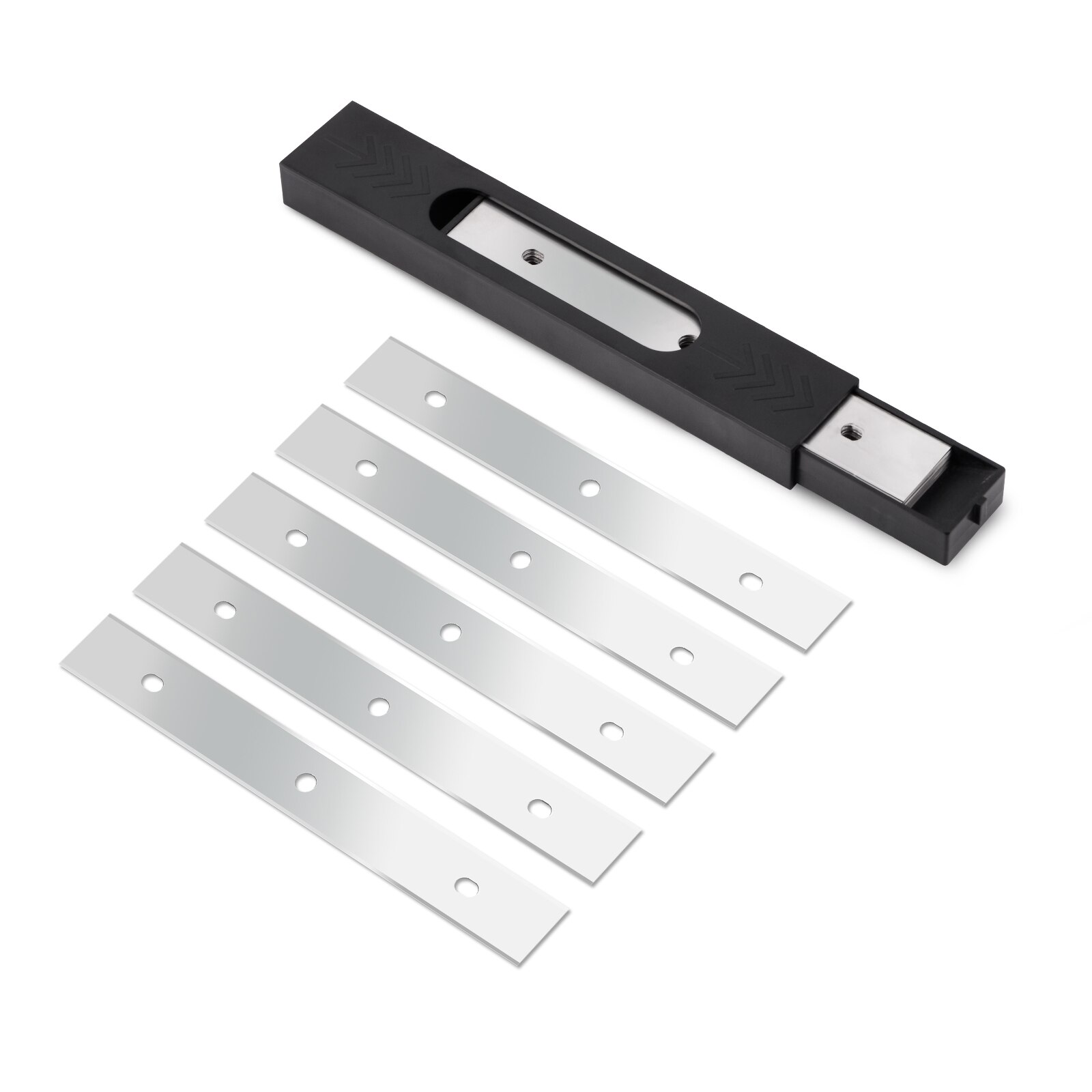 EHDIS 25 pièces/boîte lame de nettoyage en acier inoxydable pour rasoir à manche grattoir vinyle enveloppe de voiture autocollant verre fenêtre Film dissolvant de colle: Or