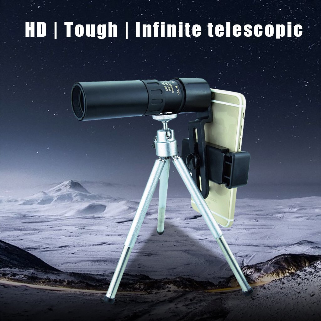 4K 10-300X40mm Super Telephoto Zoom Monocular Telescope Portable Dual Focus Monocular Telescope