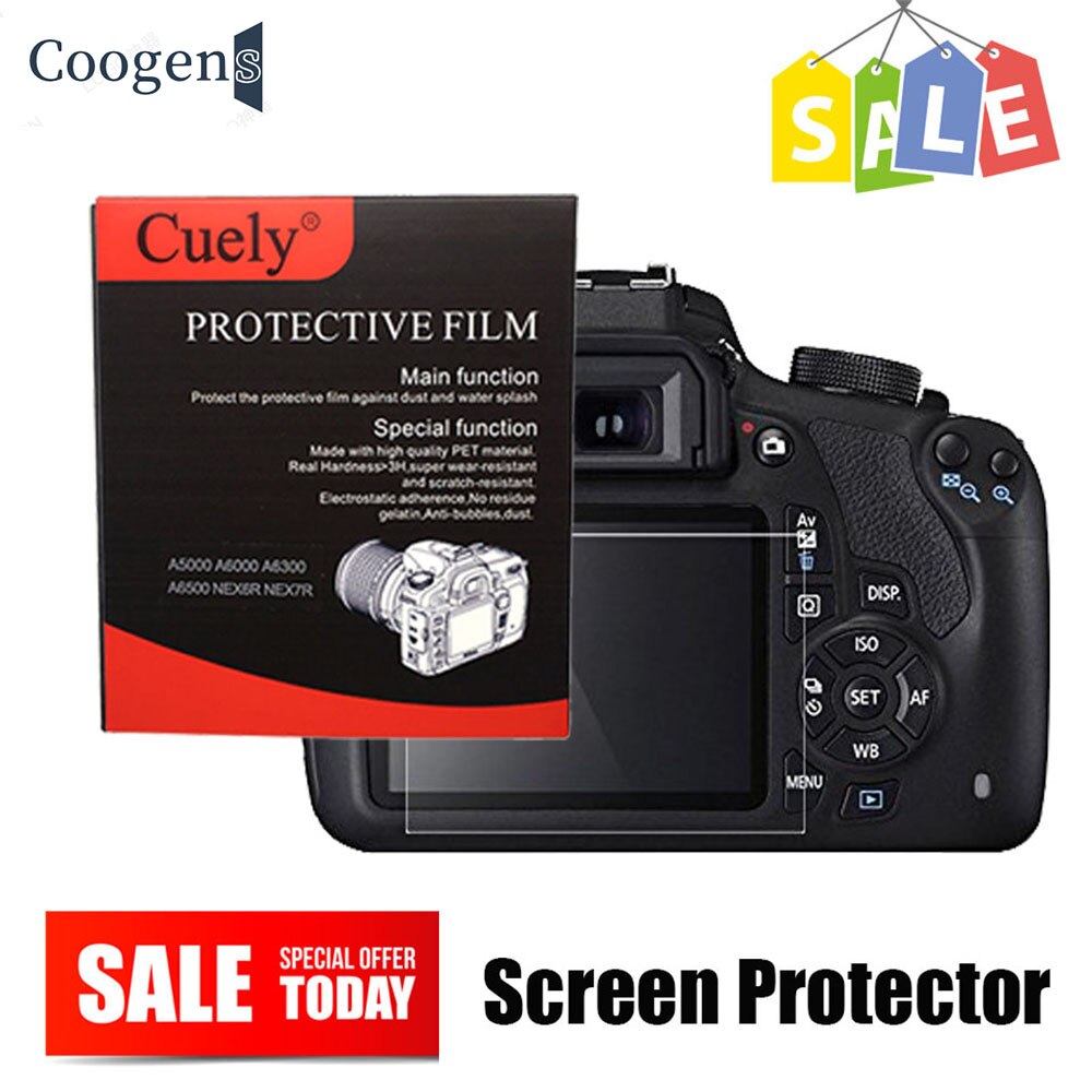 9H Lcd Camera Screen Protector Film Voor Sony A5000 A6000 A6300 A6400 A6500 A6600 RX0 Back Screen Dslr Glas camera Accessoires