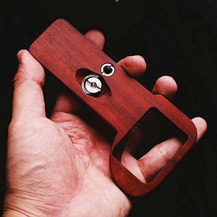 Handmade Wooden Wood Hand Grip Plate Bracket For Sony A7M4 A7R4 A9II A7R IV