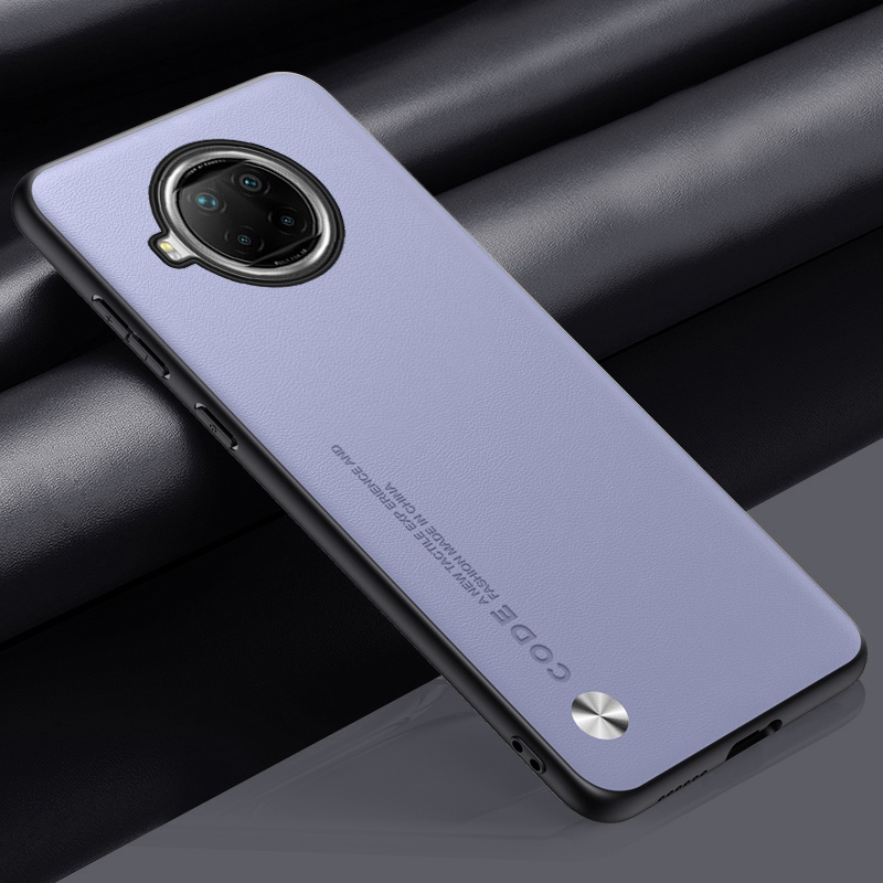 Luksuriøst pu-skinndeksel til xiaomi  mi 10t lite 5g matt deksel silikonbeskyttelsesdeksel til xiaomi  mi 10t pro  mi10t deksel: Lerret / Fargerik