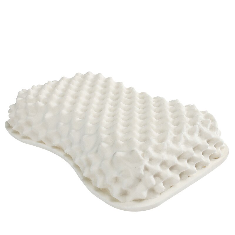 Peanut form naturlig latex pude store partikler seng massage puder til sovende naturlige gummi ortopædiske puder til voksne