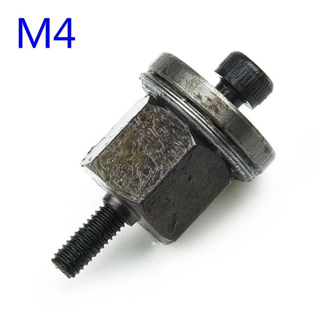 6PCS Hand Rivet Nut Head Nuts Simple Installation Riveter Tool M3 - M10 Multifunction Hand Tools Parts Riveter Mandrel Nut Set: M4