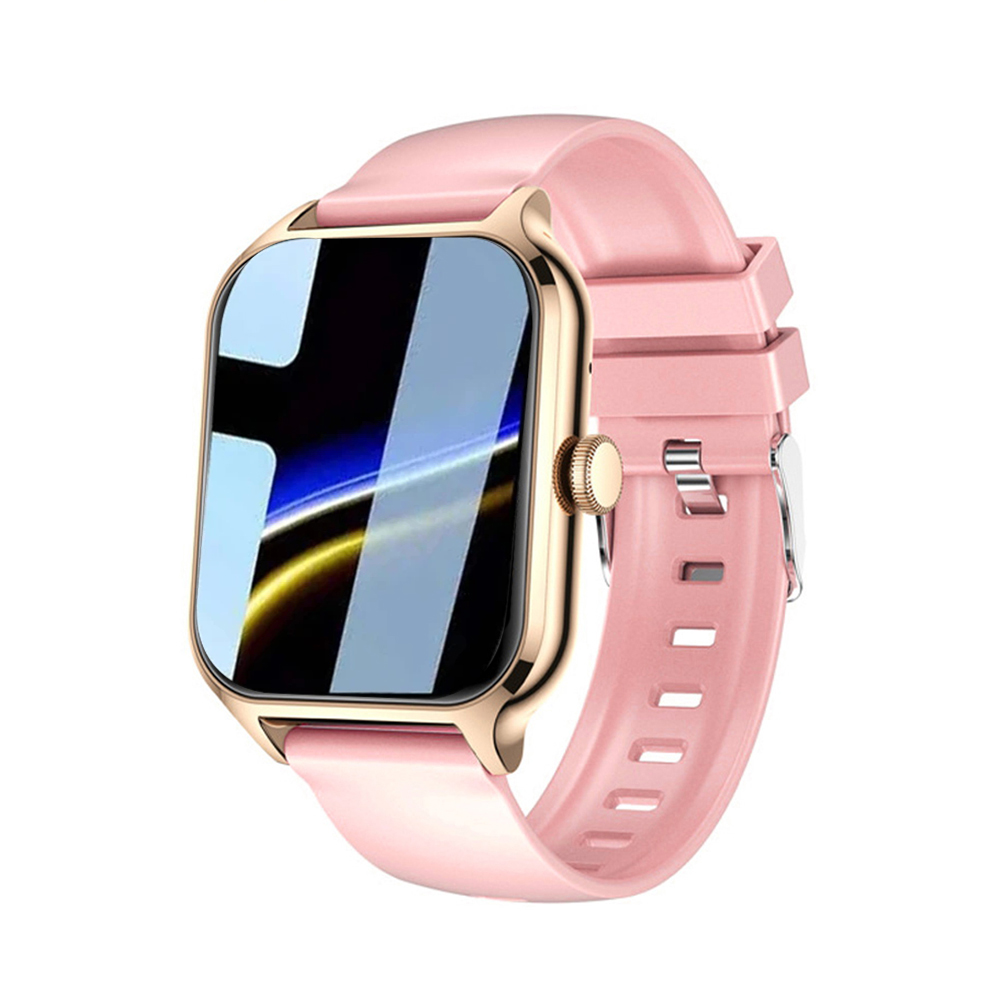 Reloj brillante GTS de , 1,73 pulgadas, 128x160, llamada Bluetooth para niños y niñas, esfera de Fitness, recordatorio de personalización, brújula, relojes inteligentes: Rosa