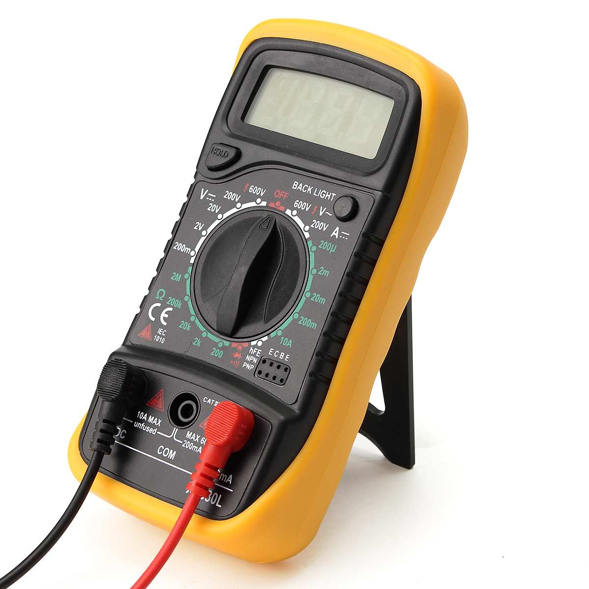 Draagbare Elektrische Digitale Multimeter Backlight Ac Dc Amperemeter Voltmeter Ohm Tester Meter Handheld Lcd Voltmeter Volt
