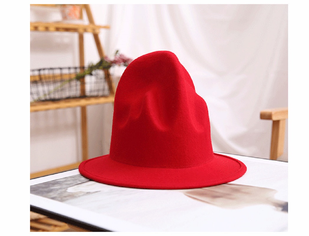 hat felt fedora hat for woman men hats black top hat Male 100% Australia Wool Cap