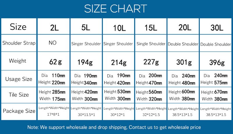 Clothes Storage Vacuum Waterproof Bag Beach Dry Bag Sack Waterproof Pouch Floating Dry Gear Bags for Boating Swimming