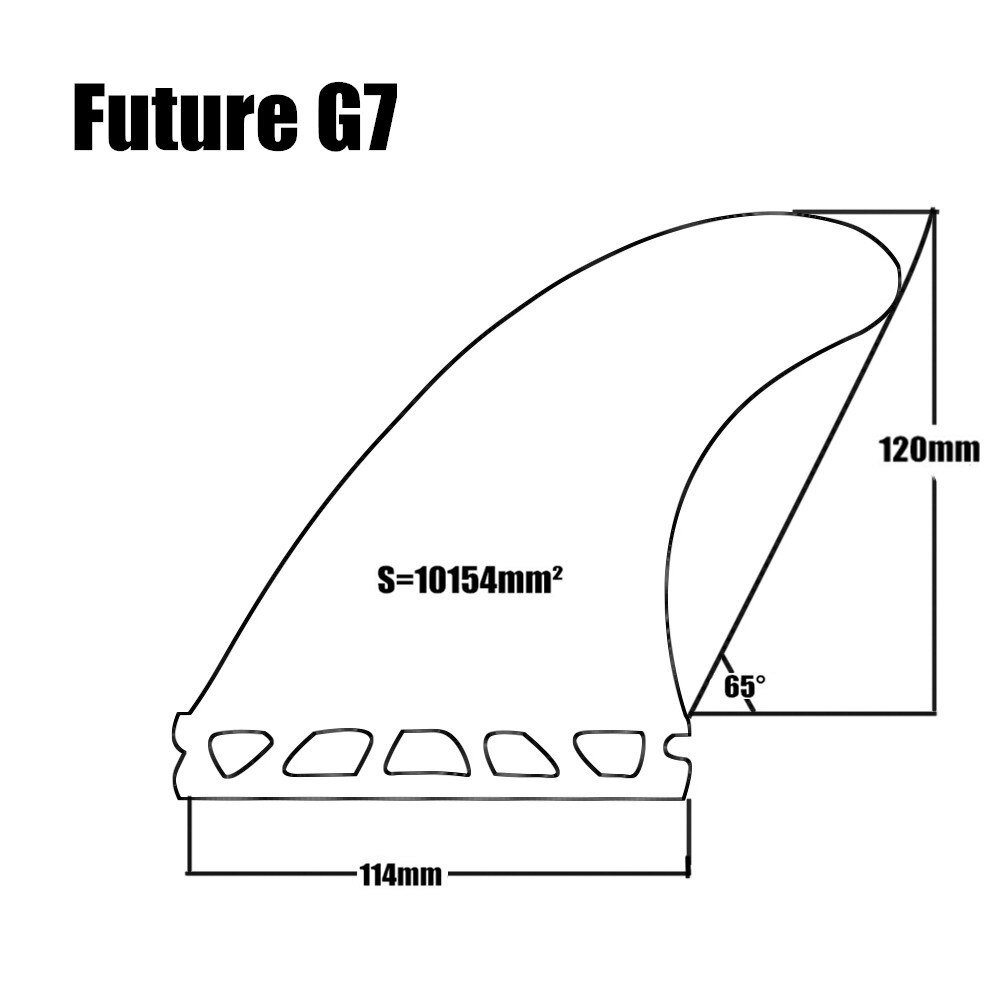 De producto futuro aletas G5/G7 de fibra de carbono Barbatana tabla de surf Fin propulsor de nido de abeja de fibra de vidrio aletas 3 piezas por set