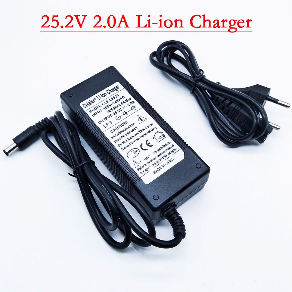 Liitokala 24V 2ah lithium battery pack suitable for a small engine / motor / of leds lighting equipment+2A charger