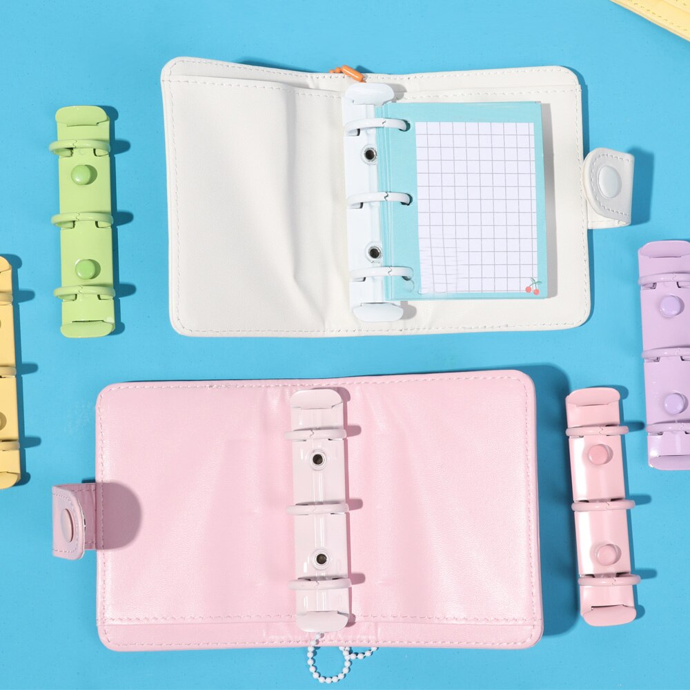 1PC Loose Leaf Binder Clip Spiral Ring Binder Book For Diary Notebook Planner Binder Clip File Folder Notepad Inner Paper Clip