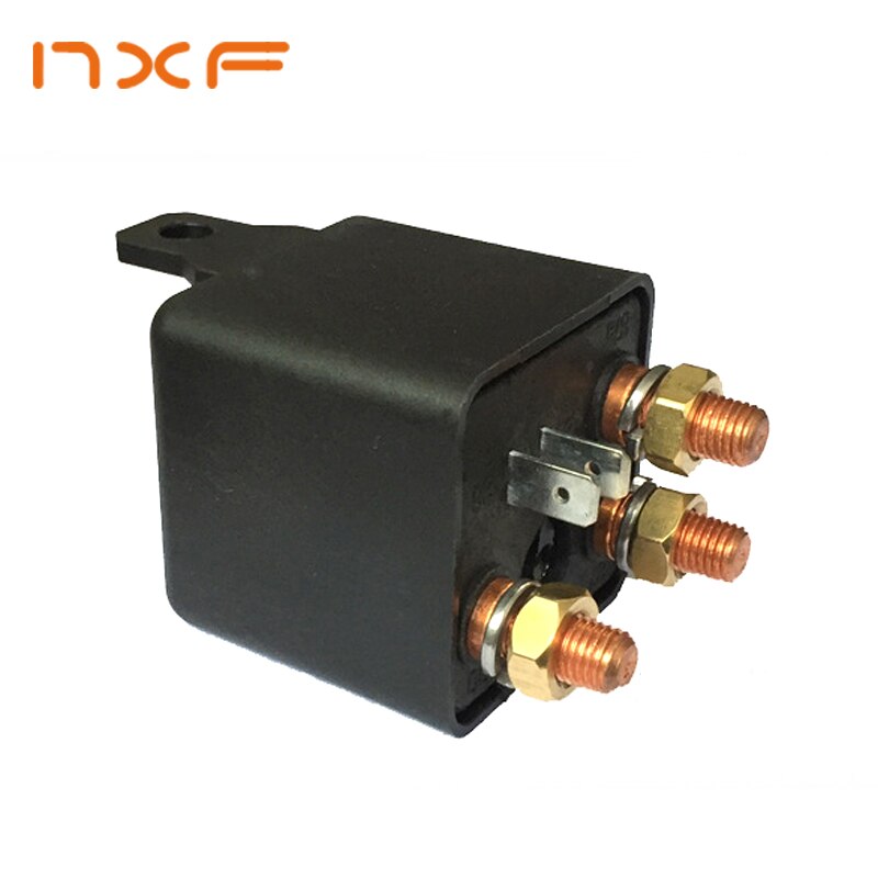 Auto Relais 12V 24V 250A Continue Type High Power Motorfiets Batterij Schakelaar Terminal Automotive Starter Relais Socket