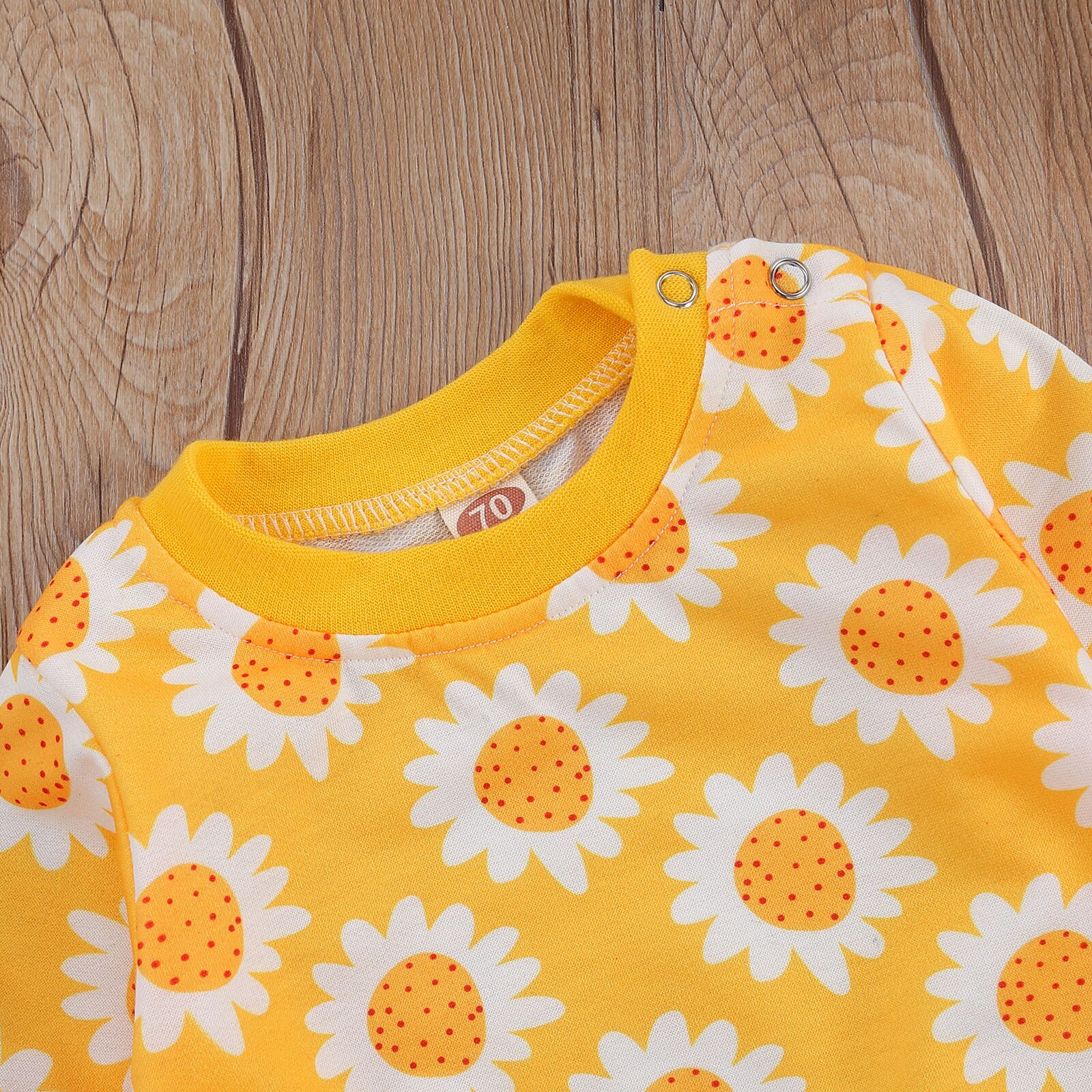 Sweats pour fille 0-24M bébé sweat tournesol hauts de noël pour filles enfants costume non défini bébé fille vêtements sweats à capuche