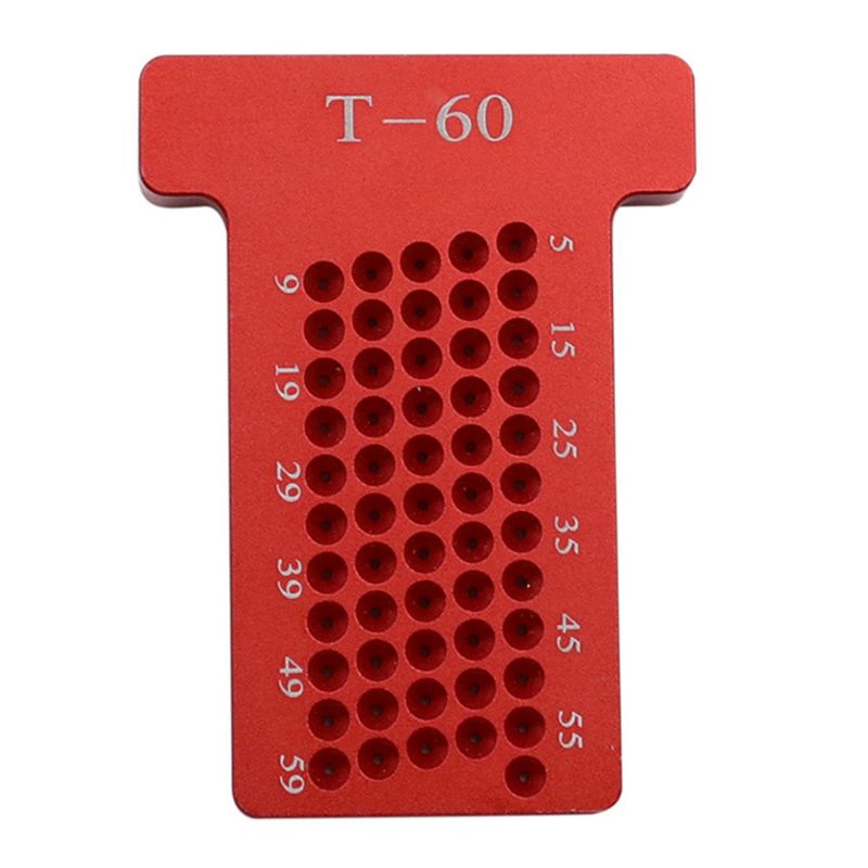 Woodworking T-square Scribe Aluminum Alloy Ruler Marking Gauge carpenter layout tools metric T-Rule 5-60mm