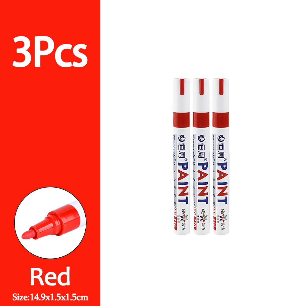 1/3/6/12 sztuk kolorowe znacznik robić farby permanentnej wodoodporne białe markery bieżnik opon gumowa farba robić tkanin metalowe pisaki robić malowania: Jasno szary