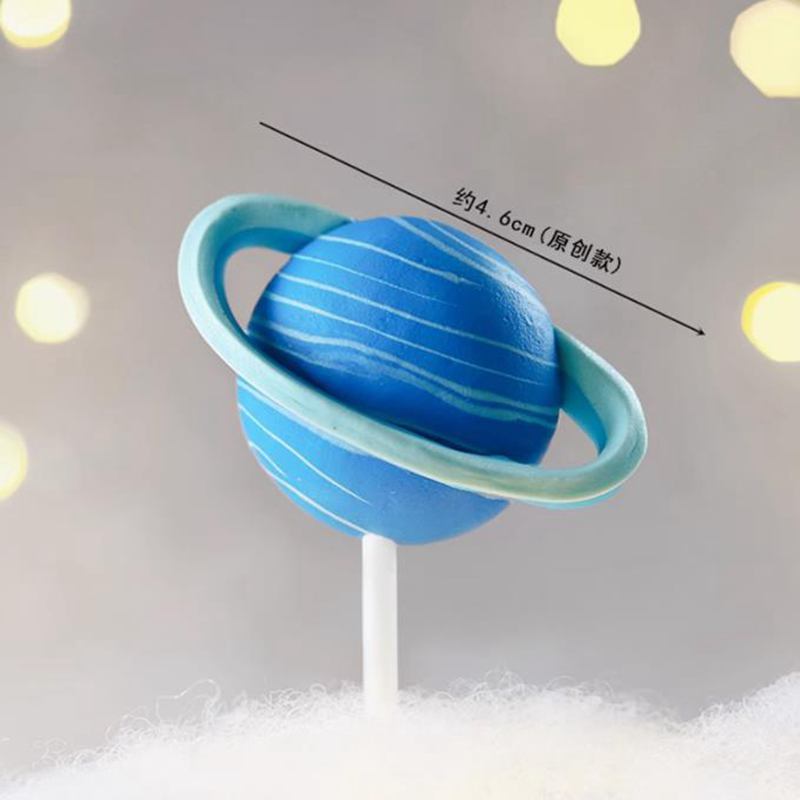 ﻿ Adorno para tarta espacial con cohete de astronauta, planeta, decoración para de cumpleaños para niños, pastel de estrella para Baby Shower, para de cumpleaños para niños: Gris oscuro