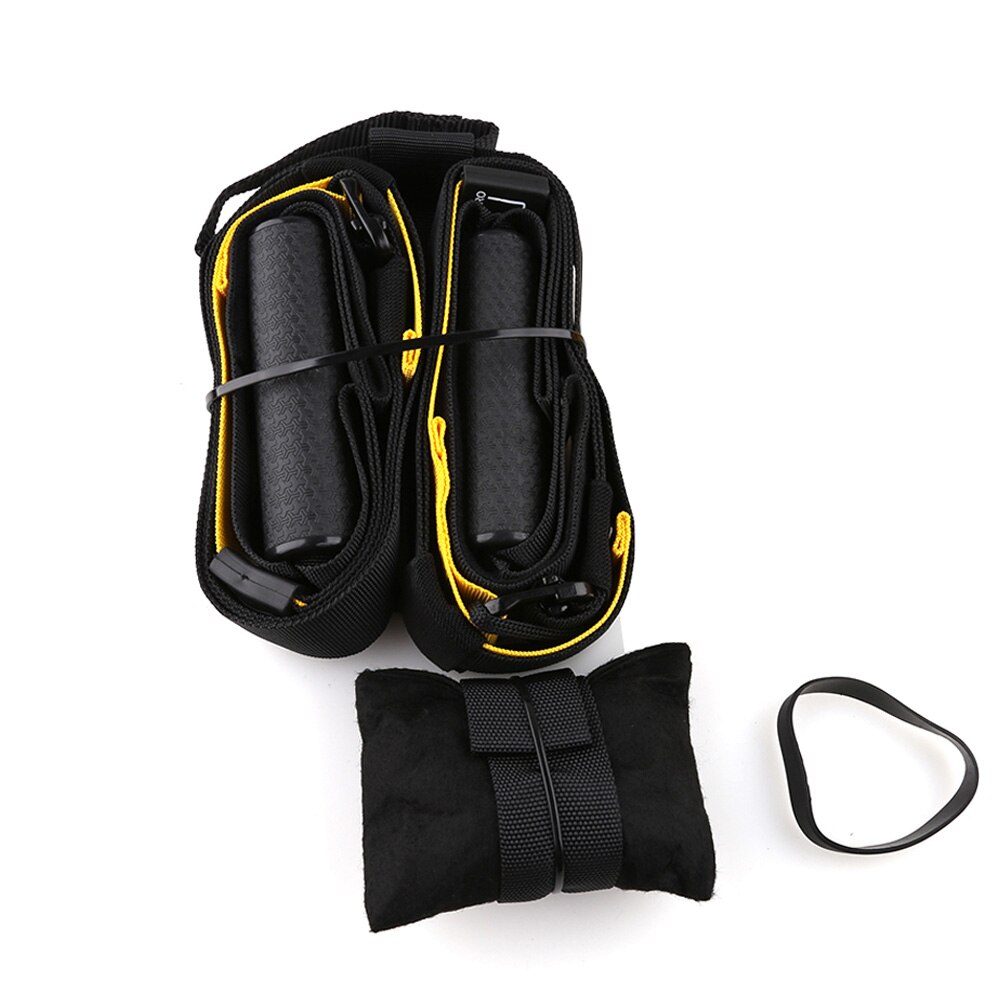 P4 hängande bälte träning gym hem träning suspension träning stretching elastiska remmar fitness band banda resistencia fitness: P1- gula