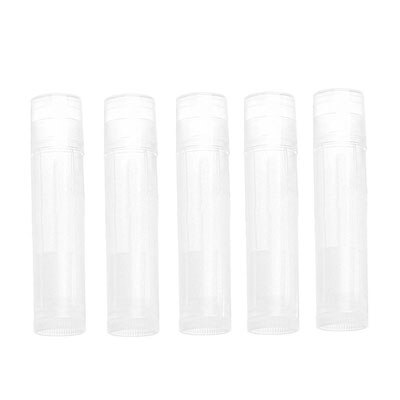 50Pcs Lege Cosmetische Chapstick Lip Gloss Buis Lippenstift Balsem Buis Met Caps Container Diy: Clear