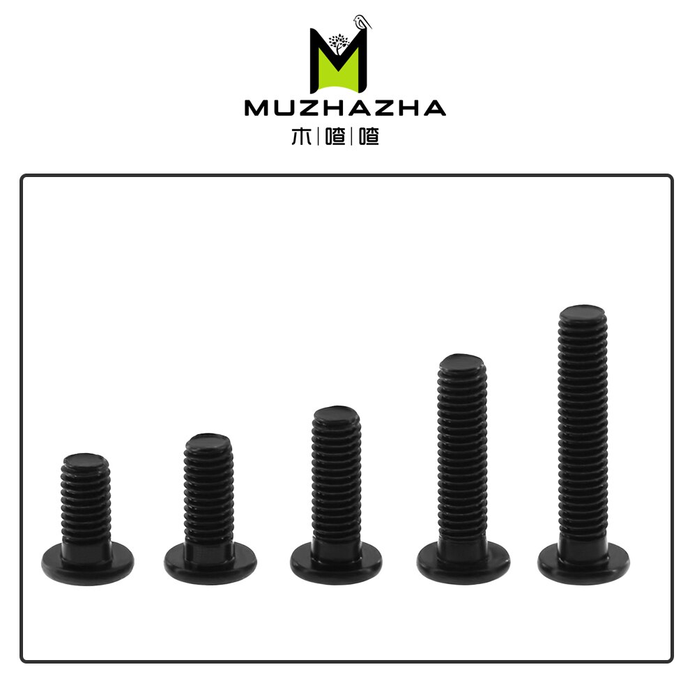 10 stück/lot 3d druckerteile  m5 flachkopfschrauben  m5*8/10/12/15/20/25/30mm  m5 flachkopfschrauben