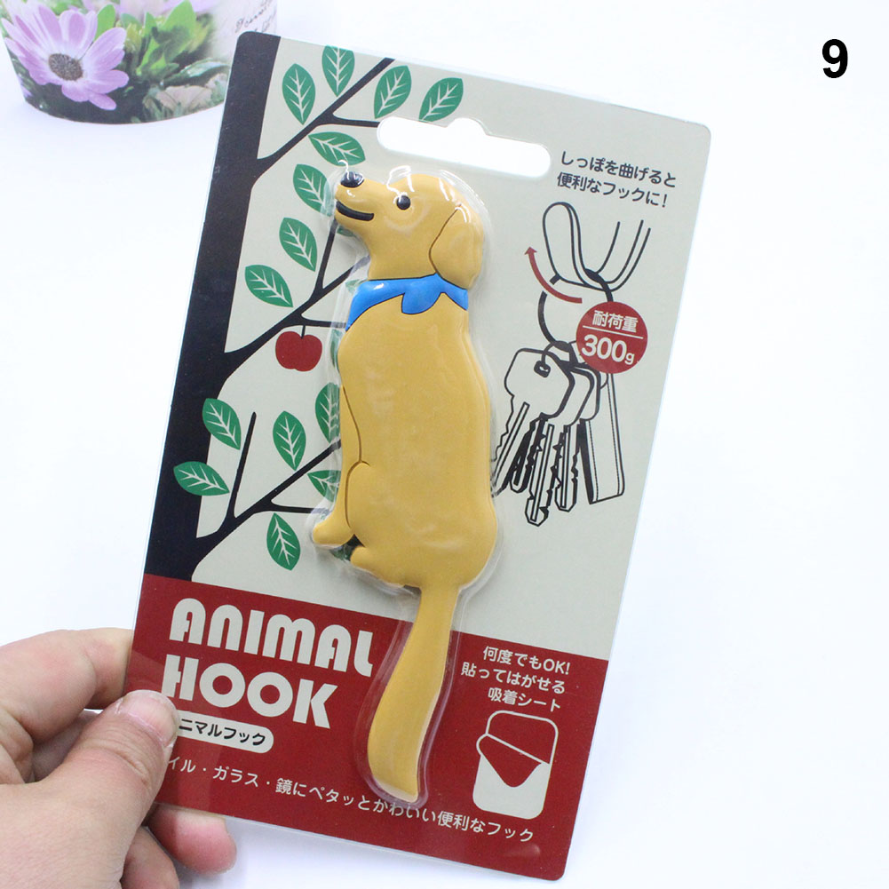 Hameçons animaux dessin animé en vogue | 1 pièce, pâte de réfrigérateur, décoration de maison Portable mignonne MDD88: 9