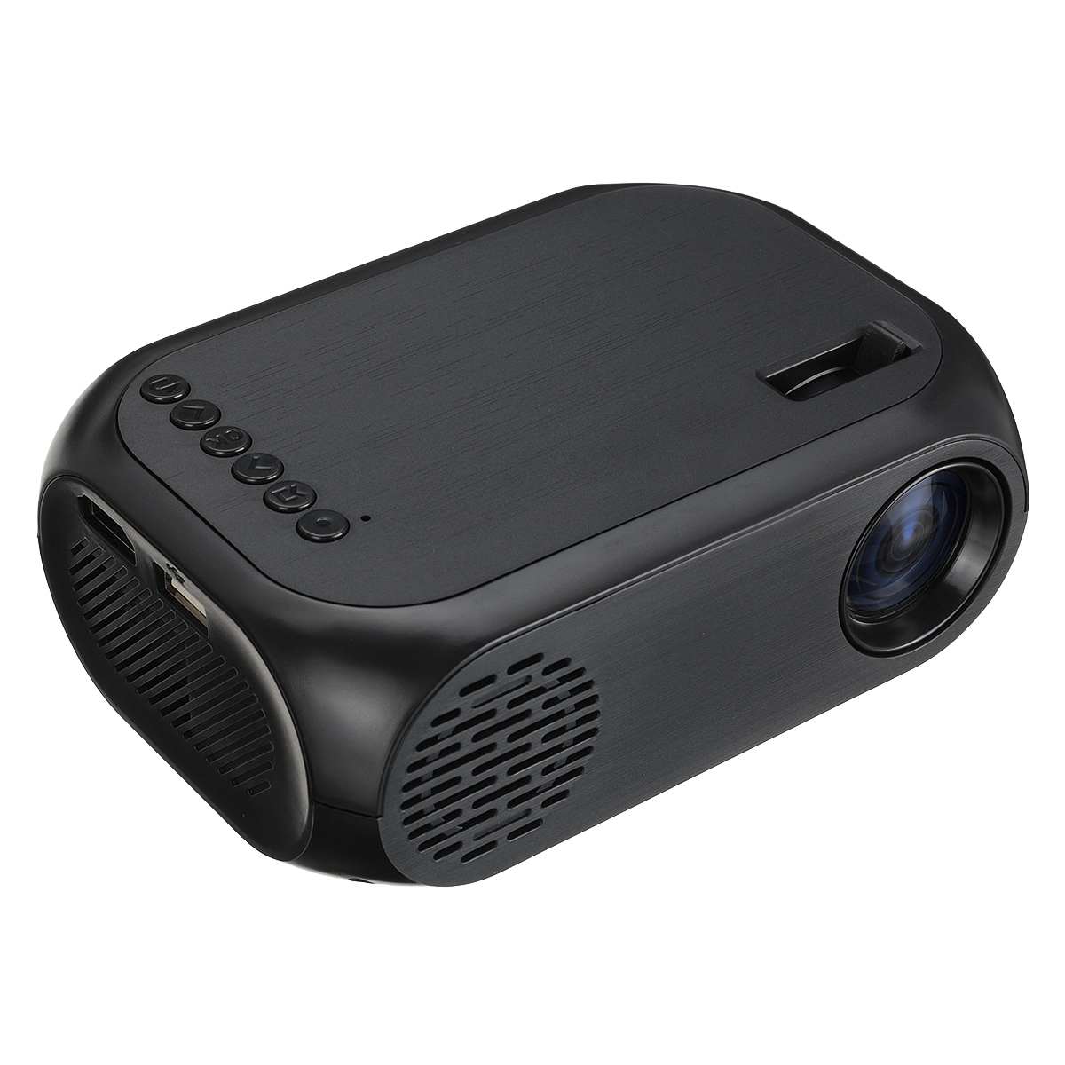 80 Inch 1920 * 1080P Life LCD Projector Home Theater Video Player Home Projector 400LM USB Large Screen Power Supply 30000 Hours