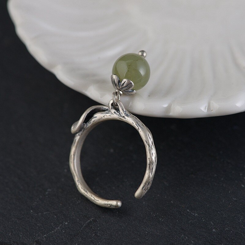 V.YA Anello In Argento con Pietra per Le Donne 100% Anelli In Argento Sterling 925 Dei Monili Dell'annata Del Regalo Del Partito Bijoux Vendita Calda