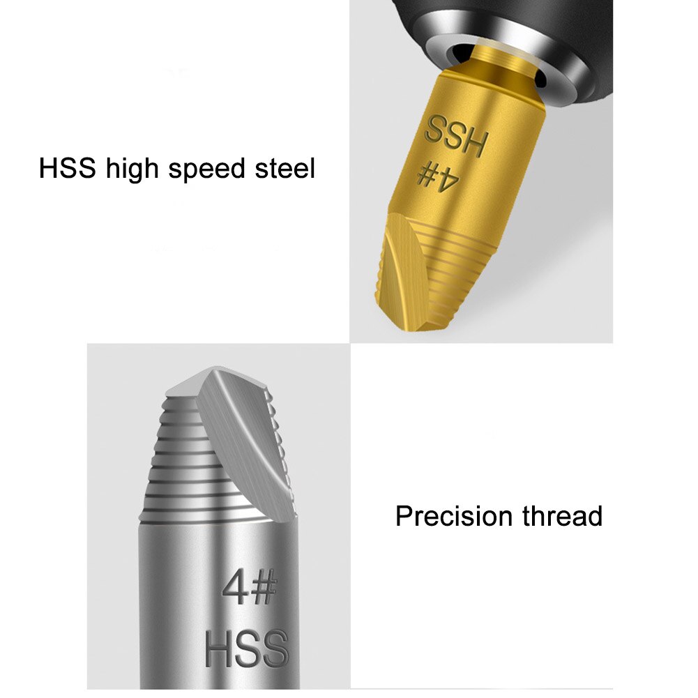 Velocidad tornillos Extractor brocas Juego de Herramientas tornillos dañados rotos removedor para carpintería NJ88