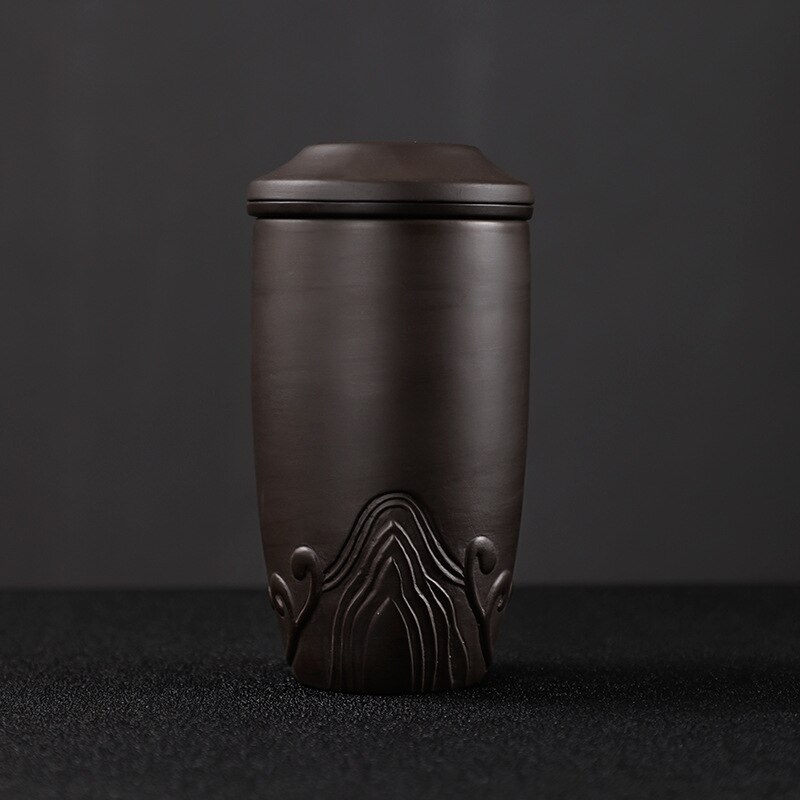 Large Zi Sha Tea Cup - Authentic Duan Ni Clay From Yixing, China - View #6